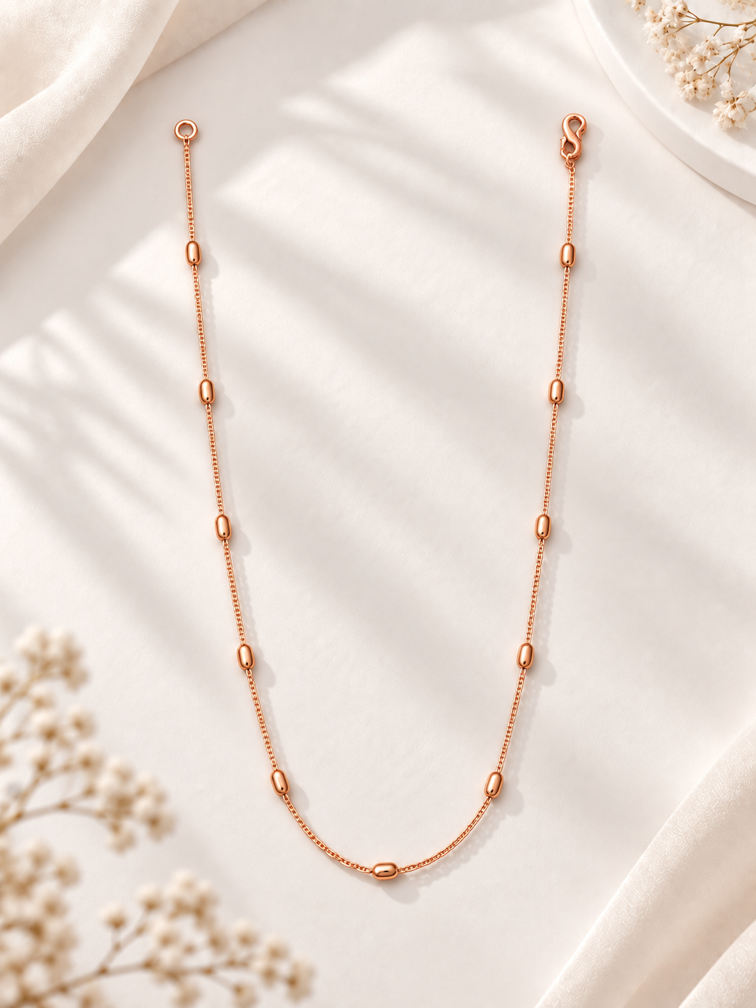 Aveline Oval Bead Necklace