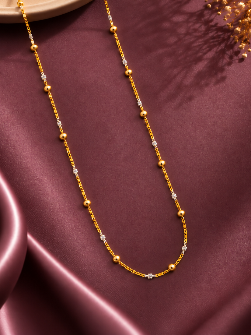 Zarelle Pearl Spark Chain Women’s Necklace