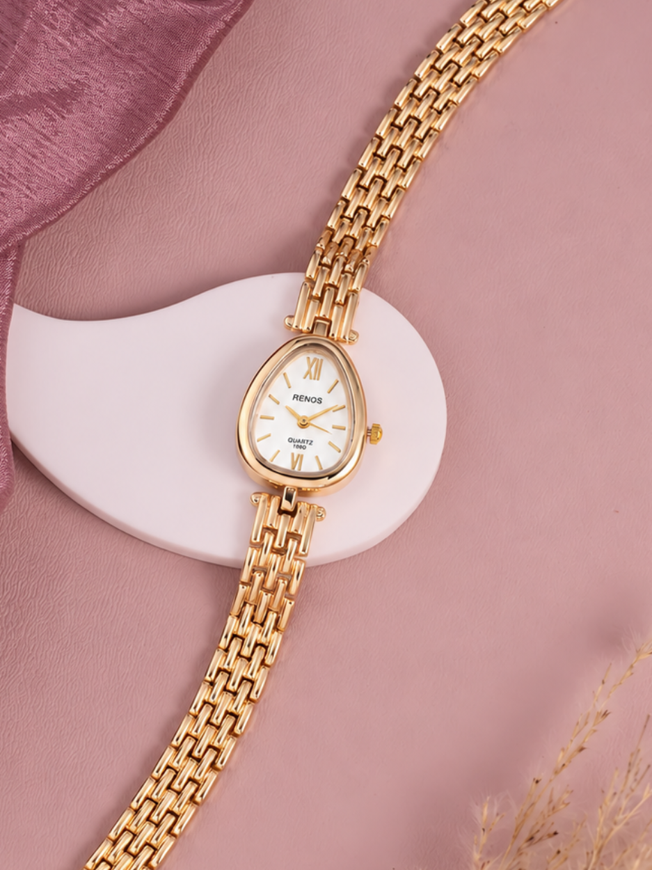 White Teardrop Women’s Watch