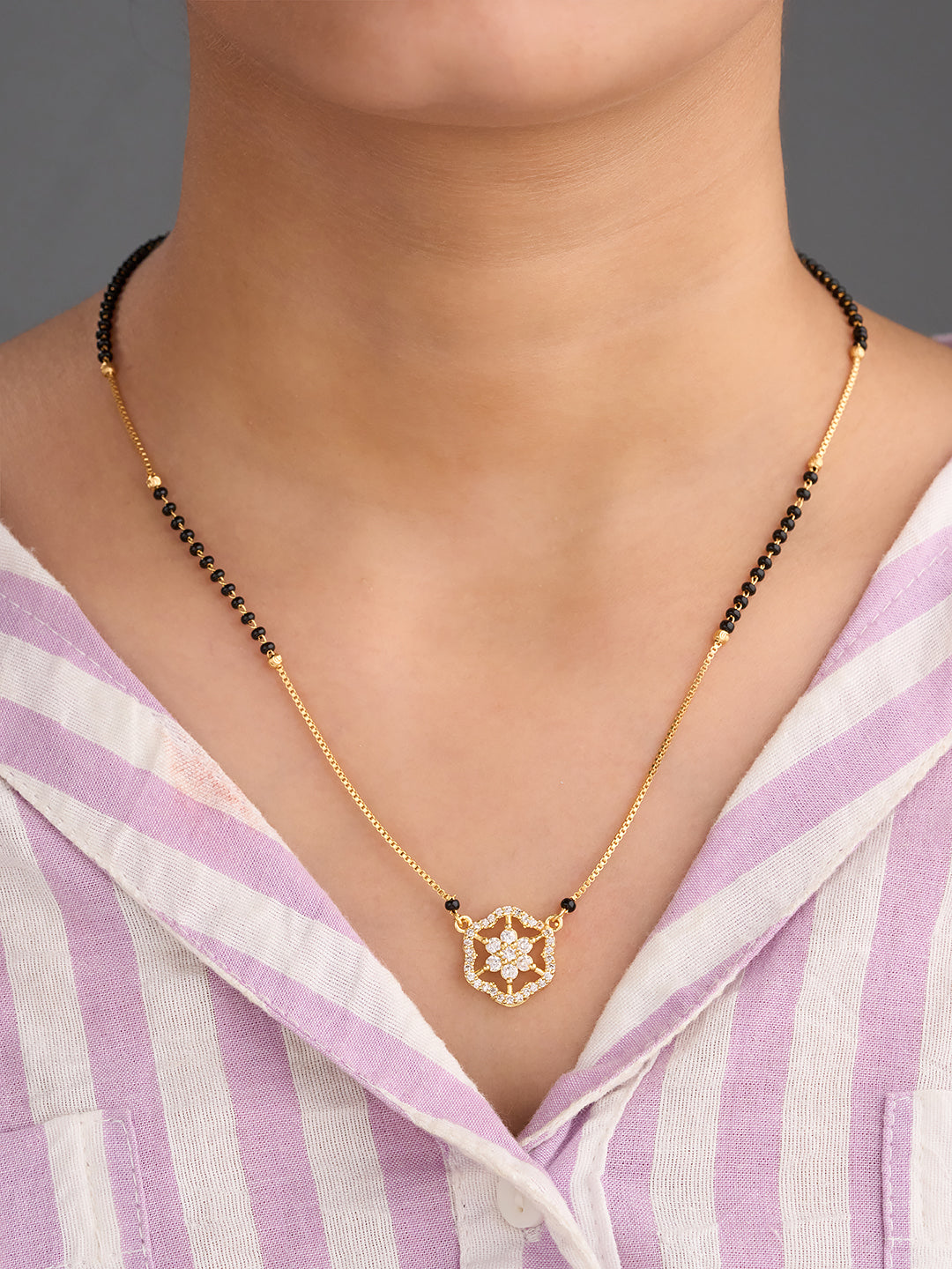 Floral Spark Mangalsutra