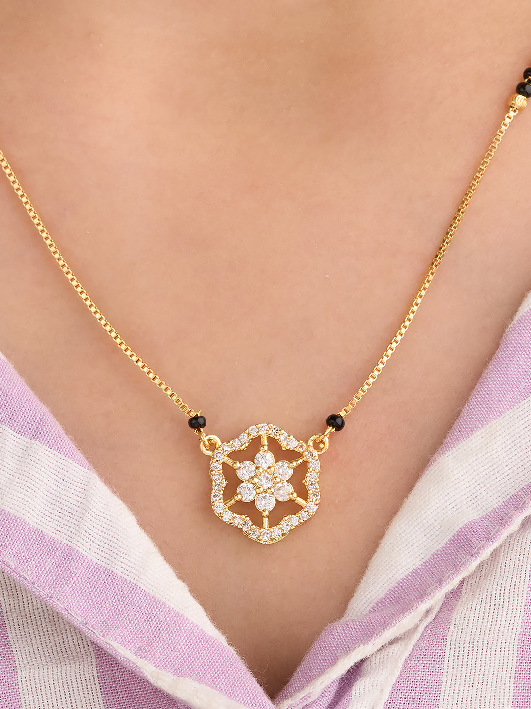 Floral Spark Mangalsutra