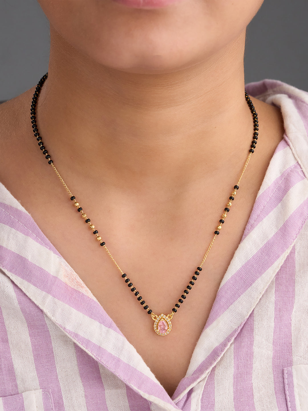 Roselle Drop Mangalsutra