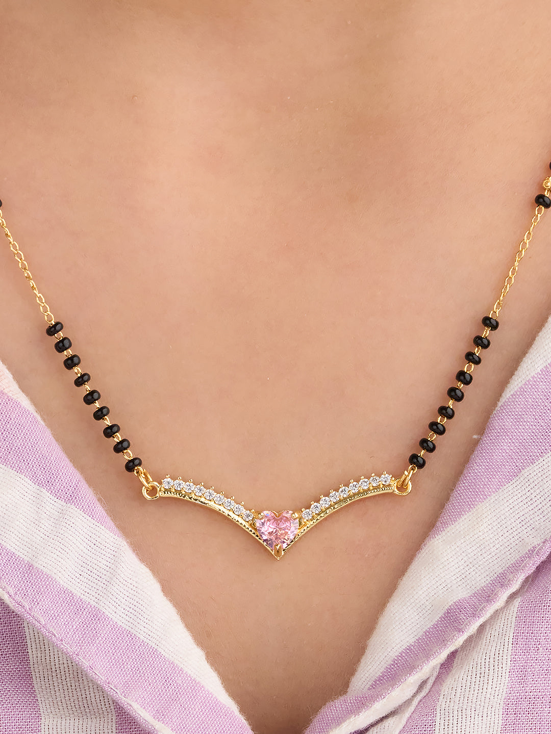 Veloura Heart Mangalsutra