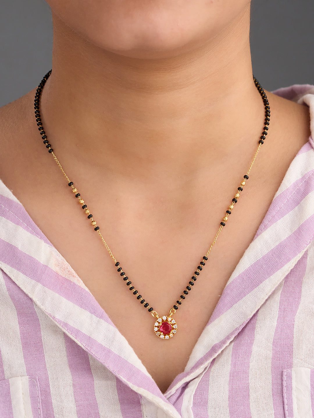 Rubielle Halo Mangalsutra