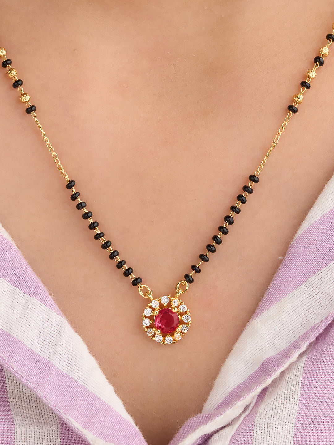 Rubielle Halo Mangalsutra