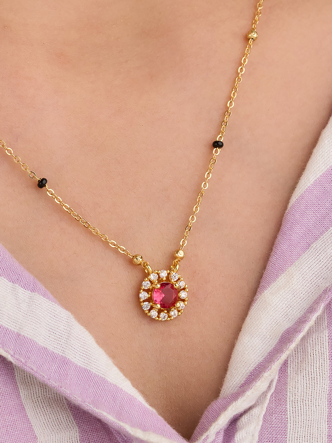 Rubeza Halo Mangalsutra