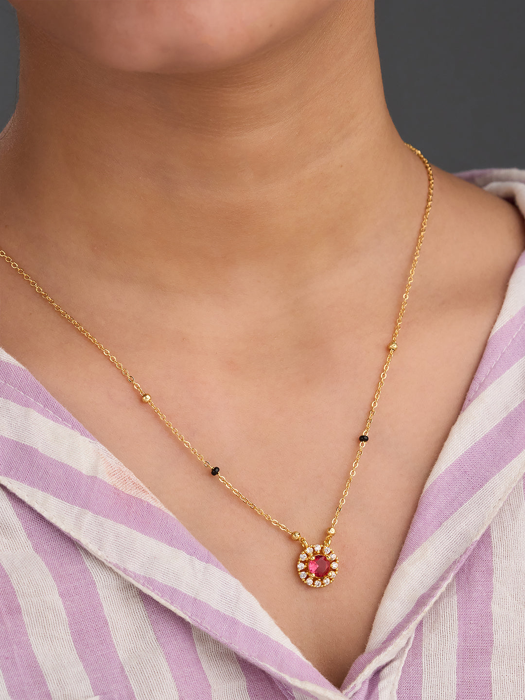 Rubeza Halo Mangalsutra