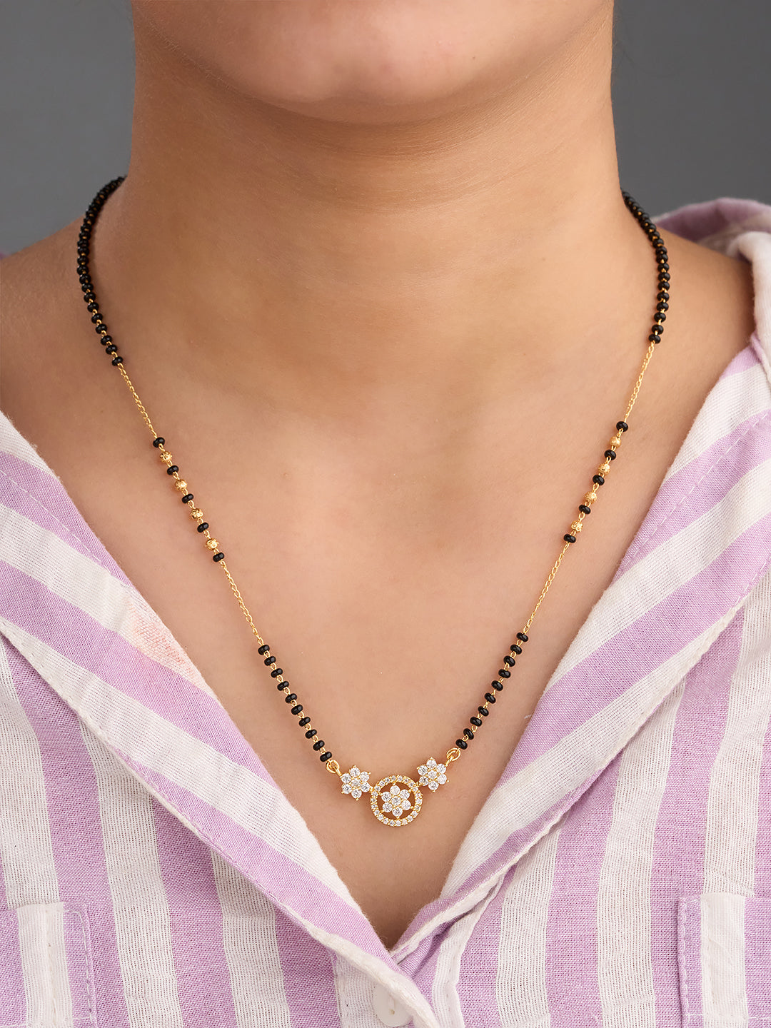 Blossom Halo Mangalsutra