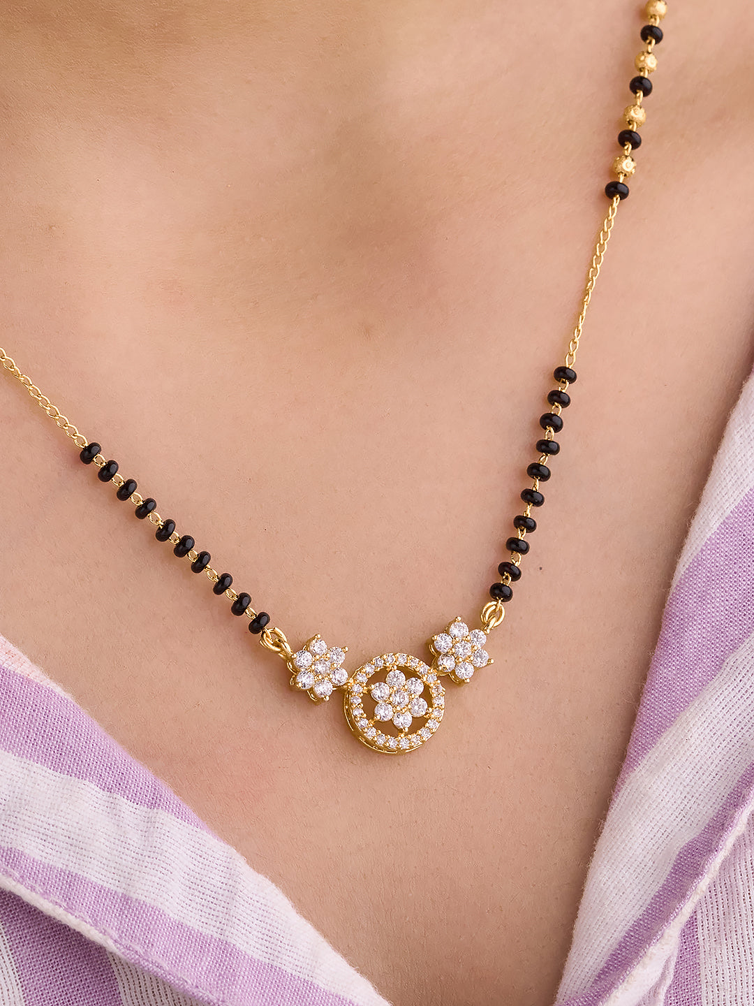 Blossom Halo Mangalsutra