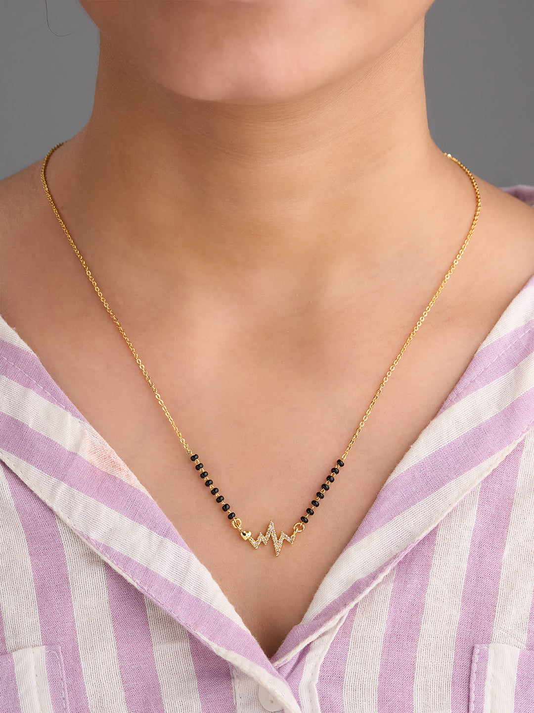 Heartbeat Love Mangalsutra