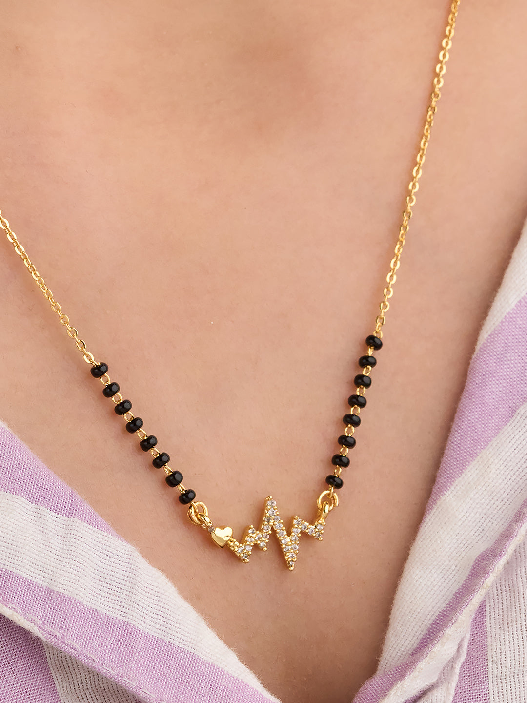 Heartbeat Love Mangalsutra