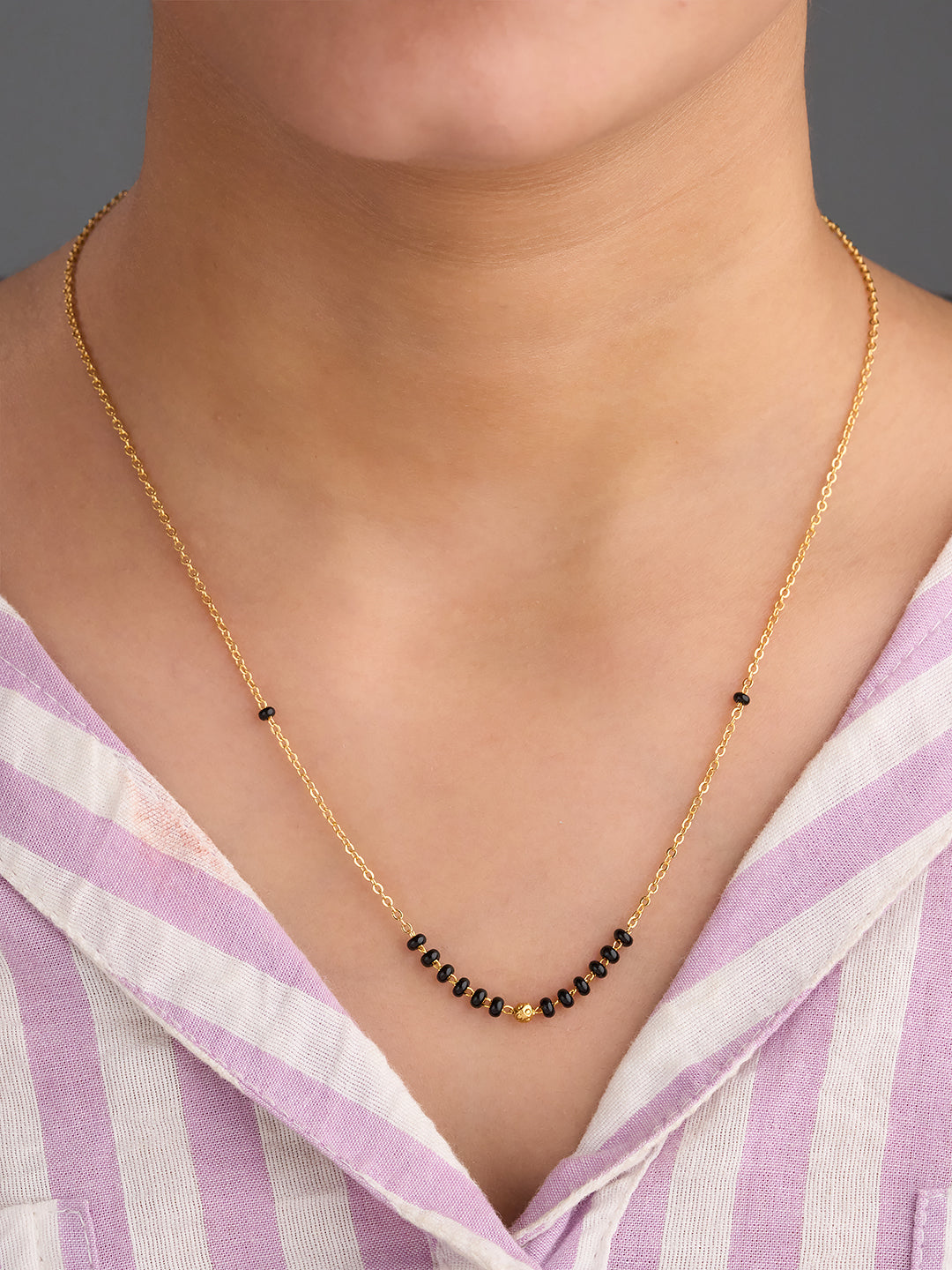 Ekta Gold Bead Mangalsutra