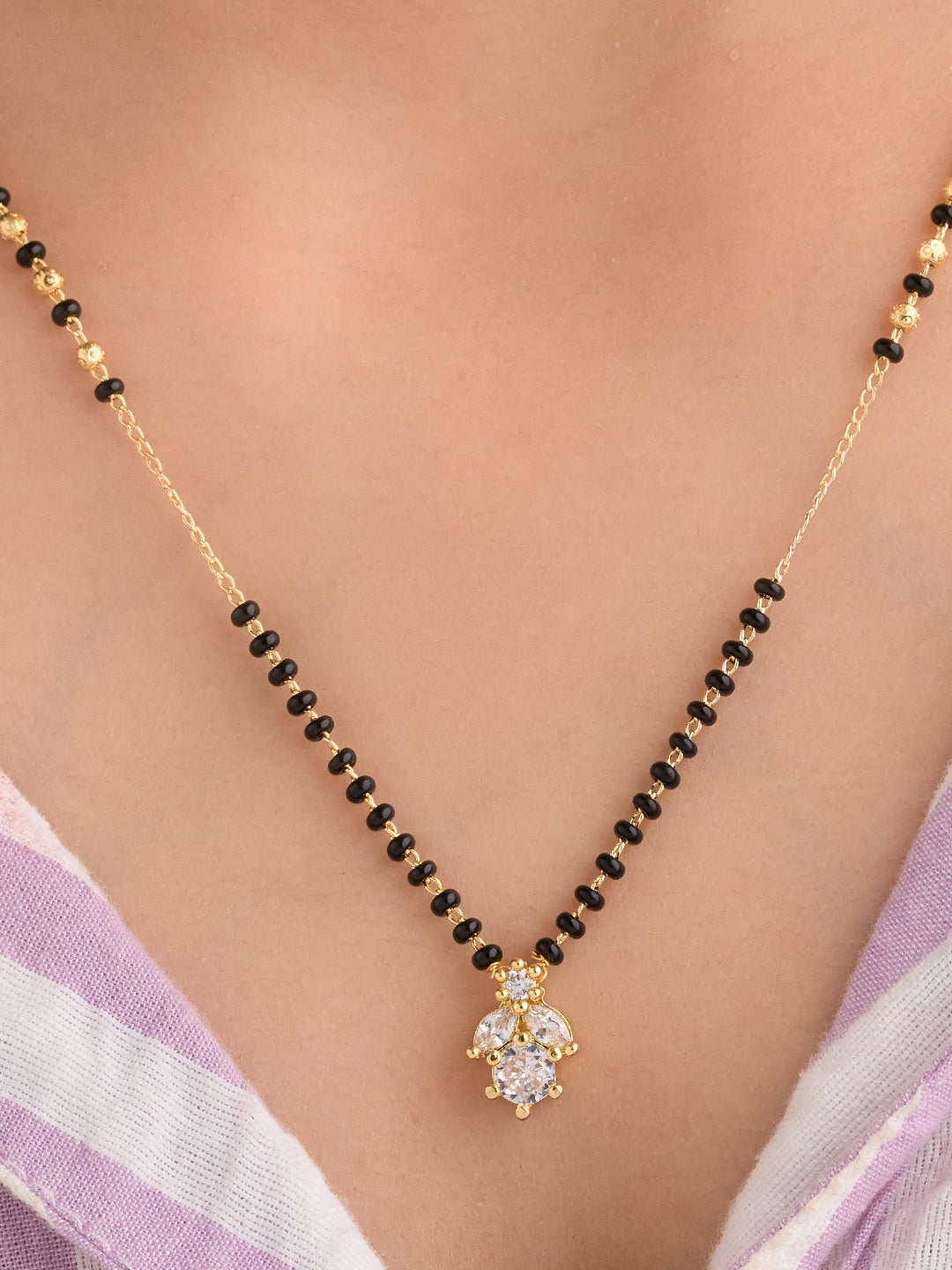 Celestia Crystal Drop Mangalsutra