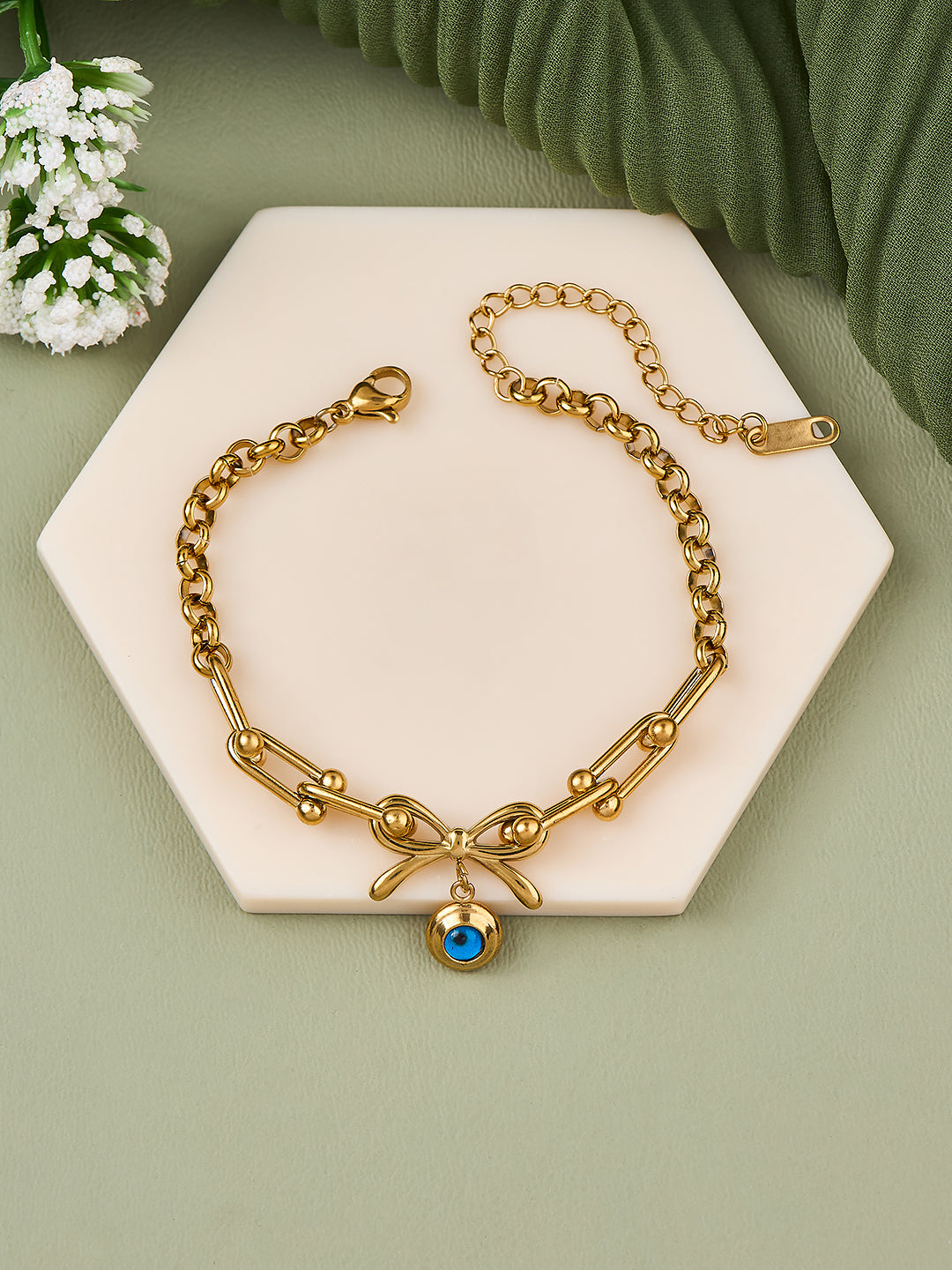 Aurelia Evil Eye Charm Women’s Bracelet