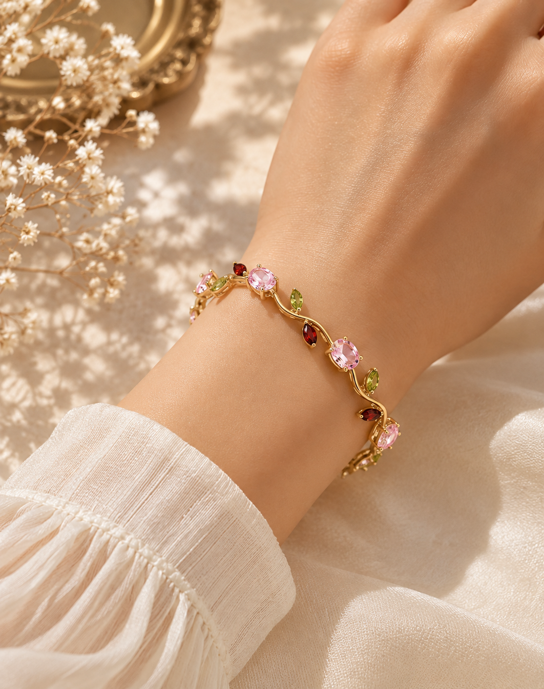 Roselle Bloom Multicolor Bracelet