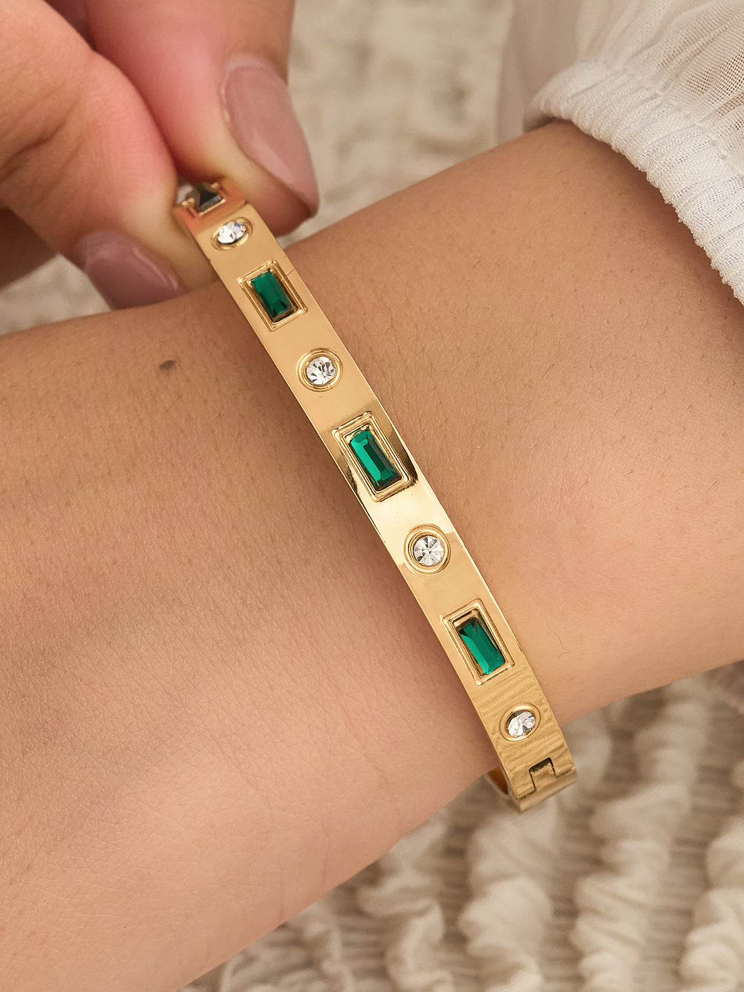 Emerald Edge Bracelet