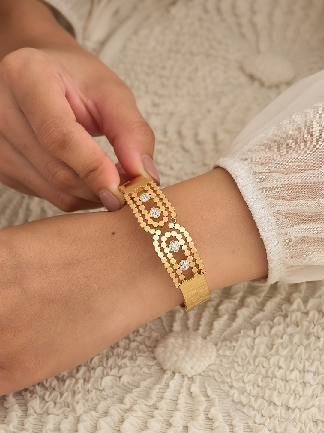 Royal Lace Statement Bracelet