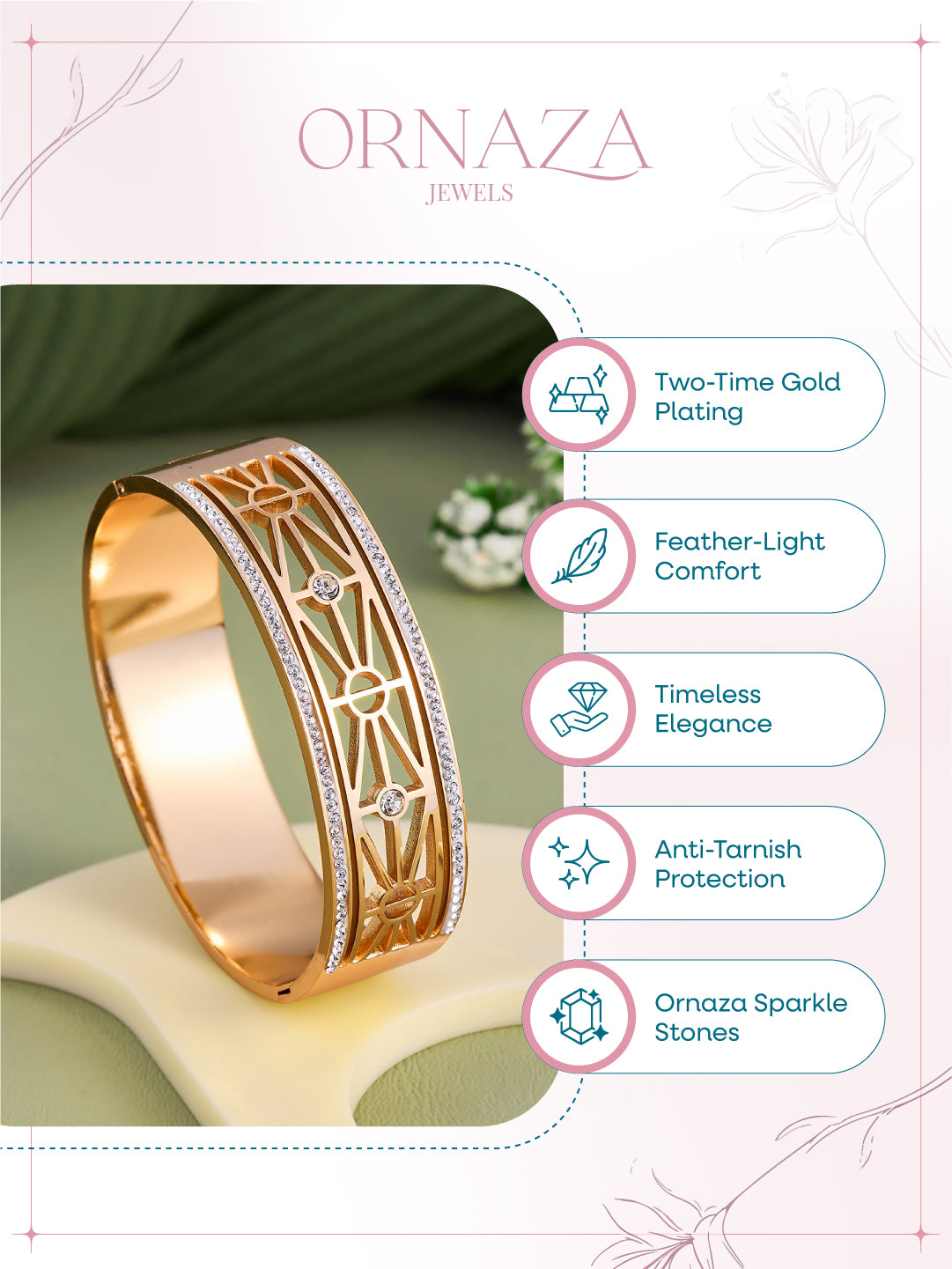 Regal Geometric Glow Bracelet