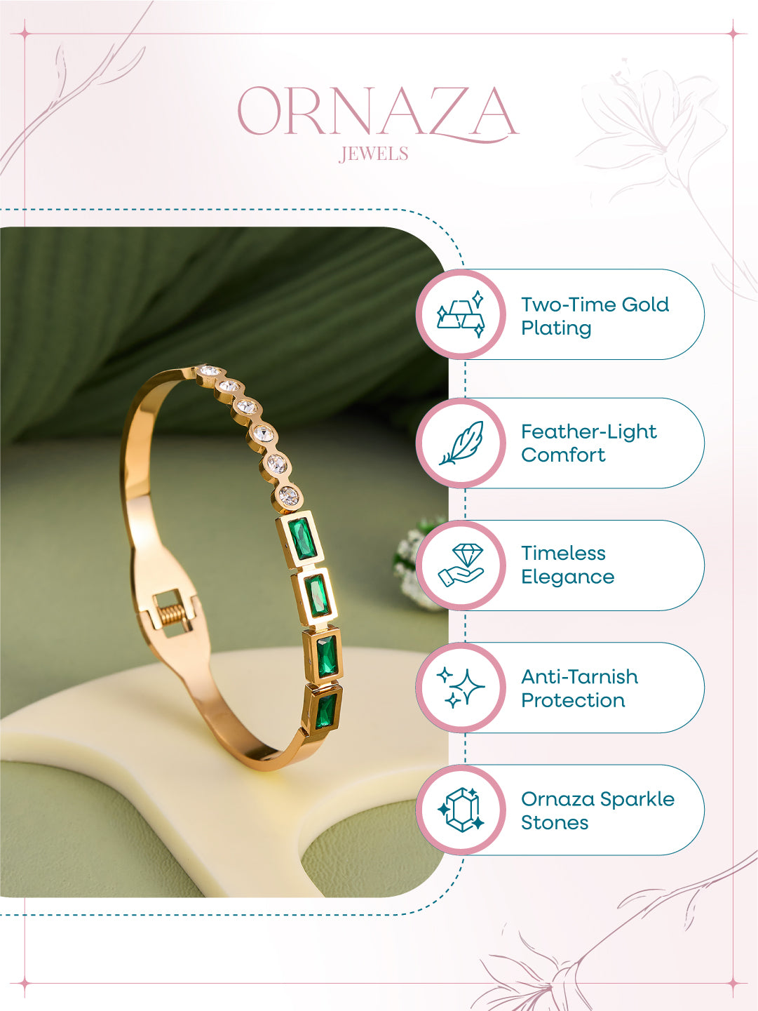 Emerald Luxe Bracelet