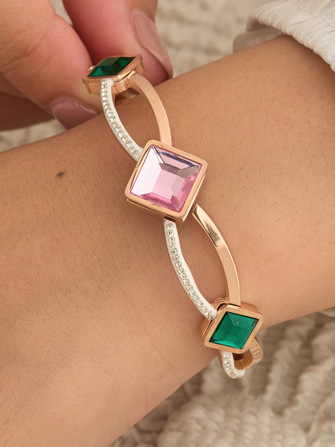 Trio Gem Glow Bracelet