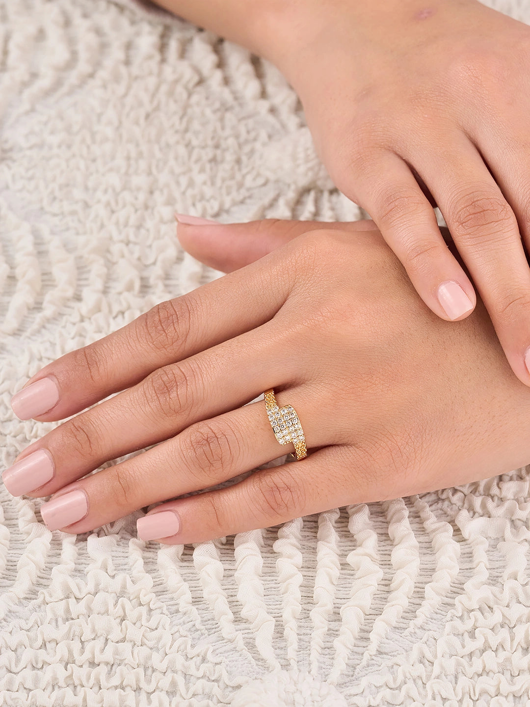 Aurelia Luxe Pavé Band Ring