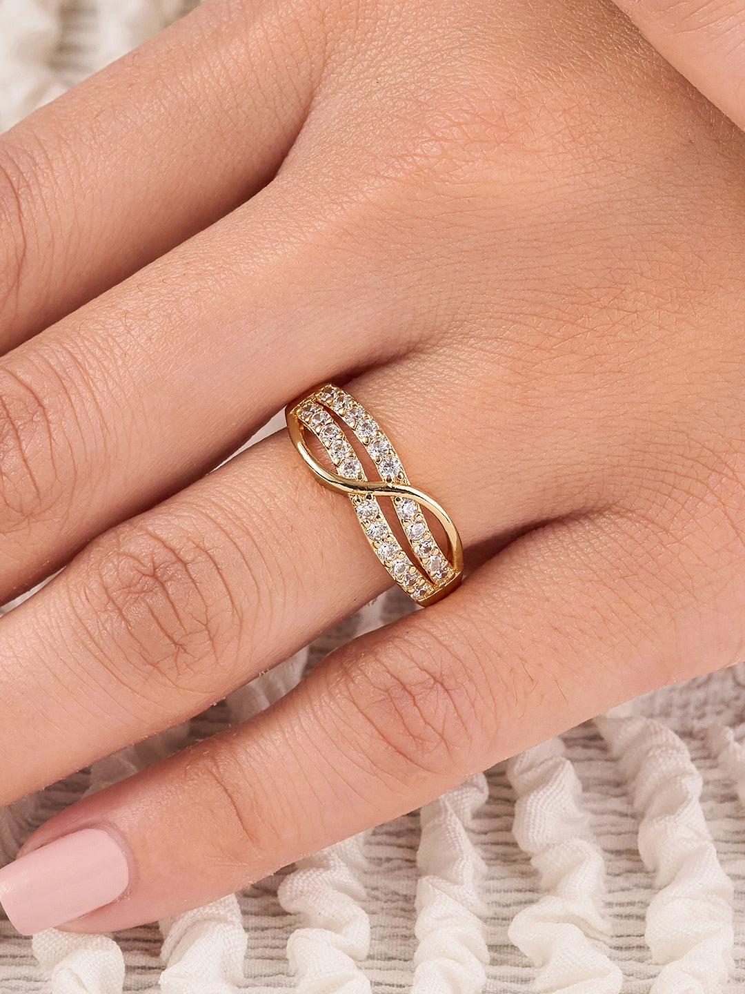 Aurelia Infinity Pave Ring
