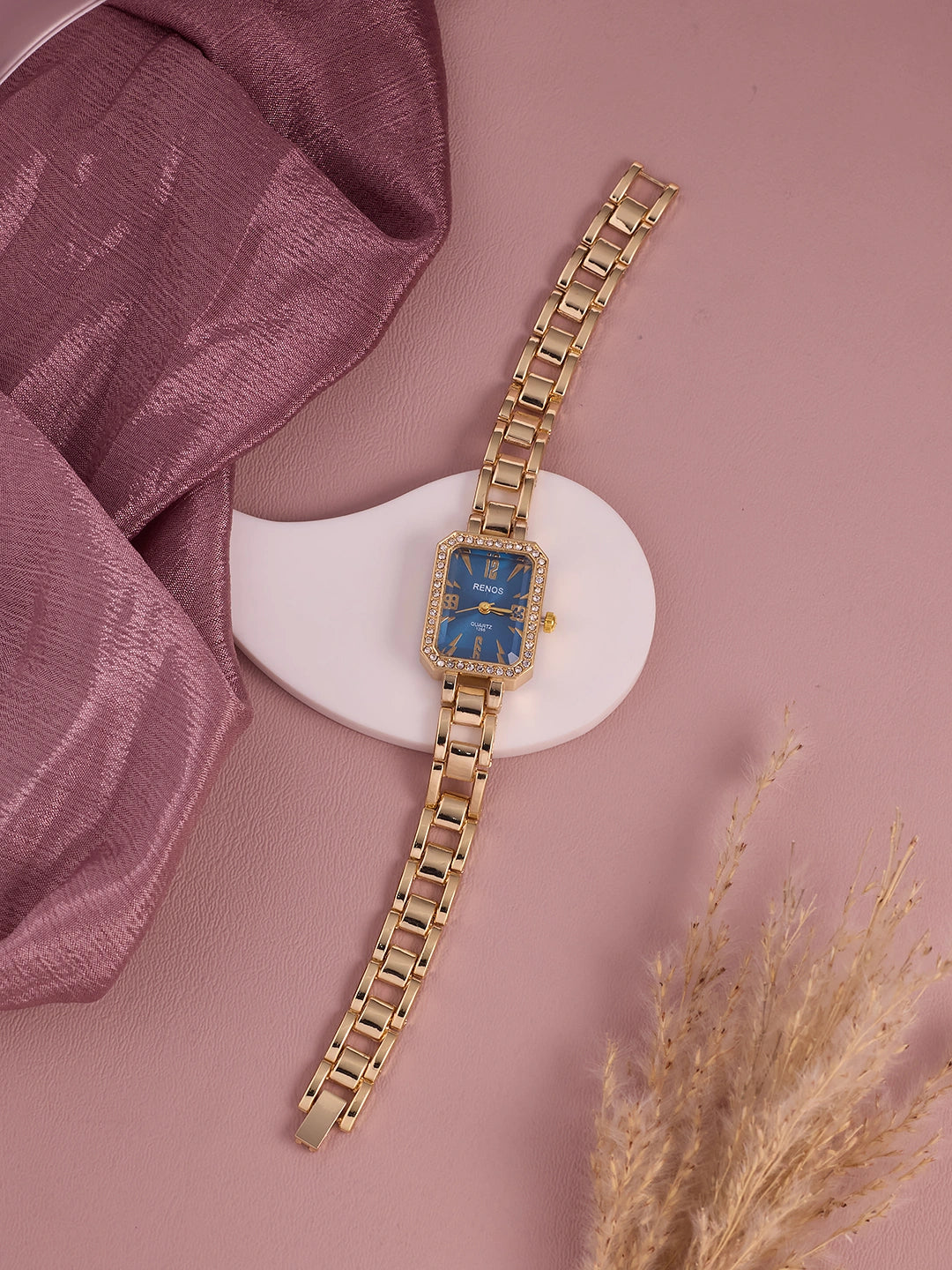 Seraphina Blue Rectangle Women’s Watch