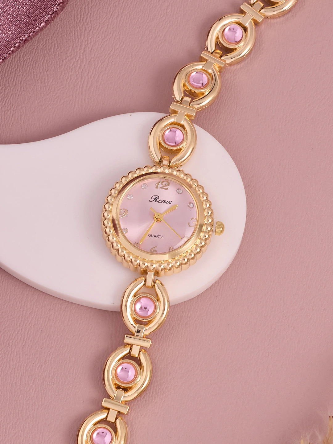 Roselle Pearl Beaded Women’s Watch