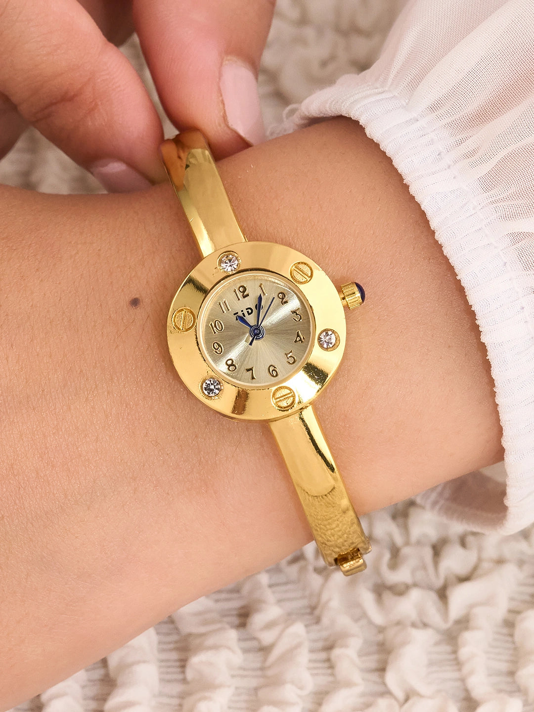 Aurelia Studded Round Women’s Watch