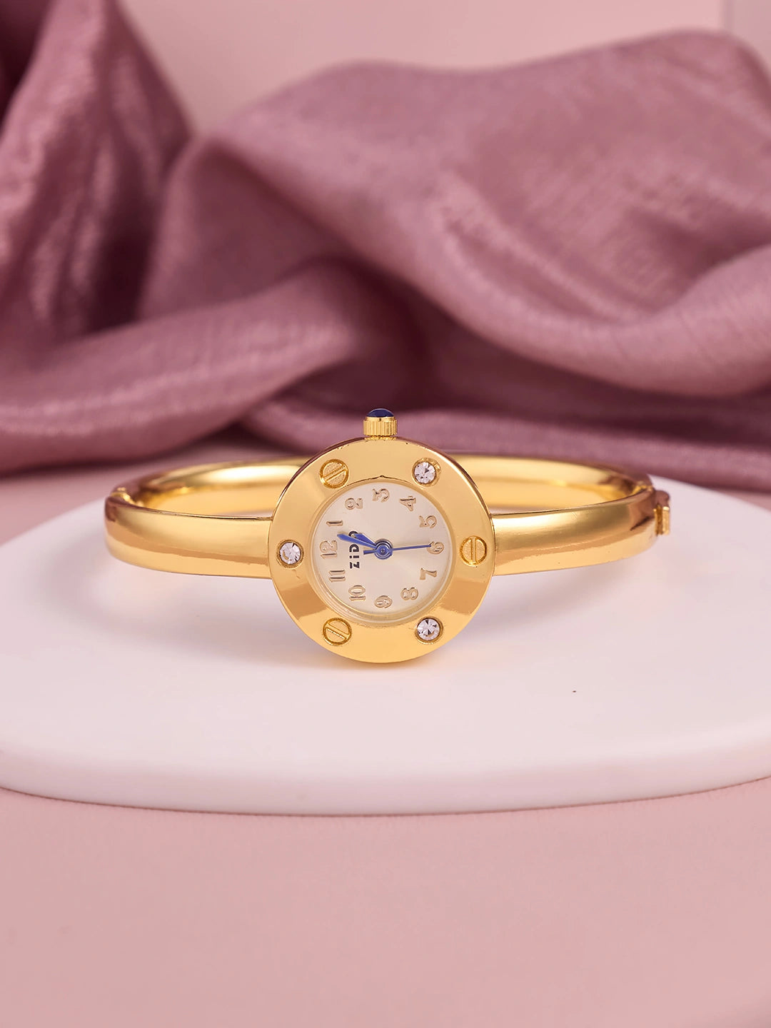 Aurelia Studded Round Women’s Watch