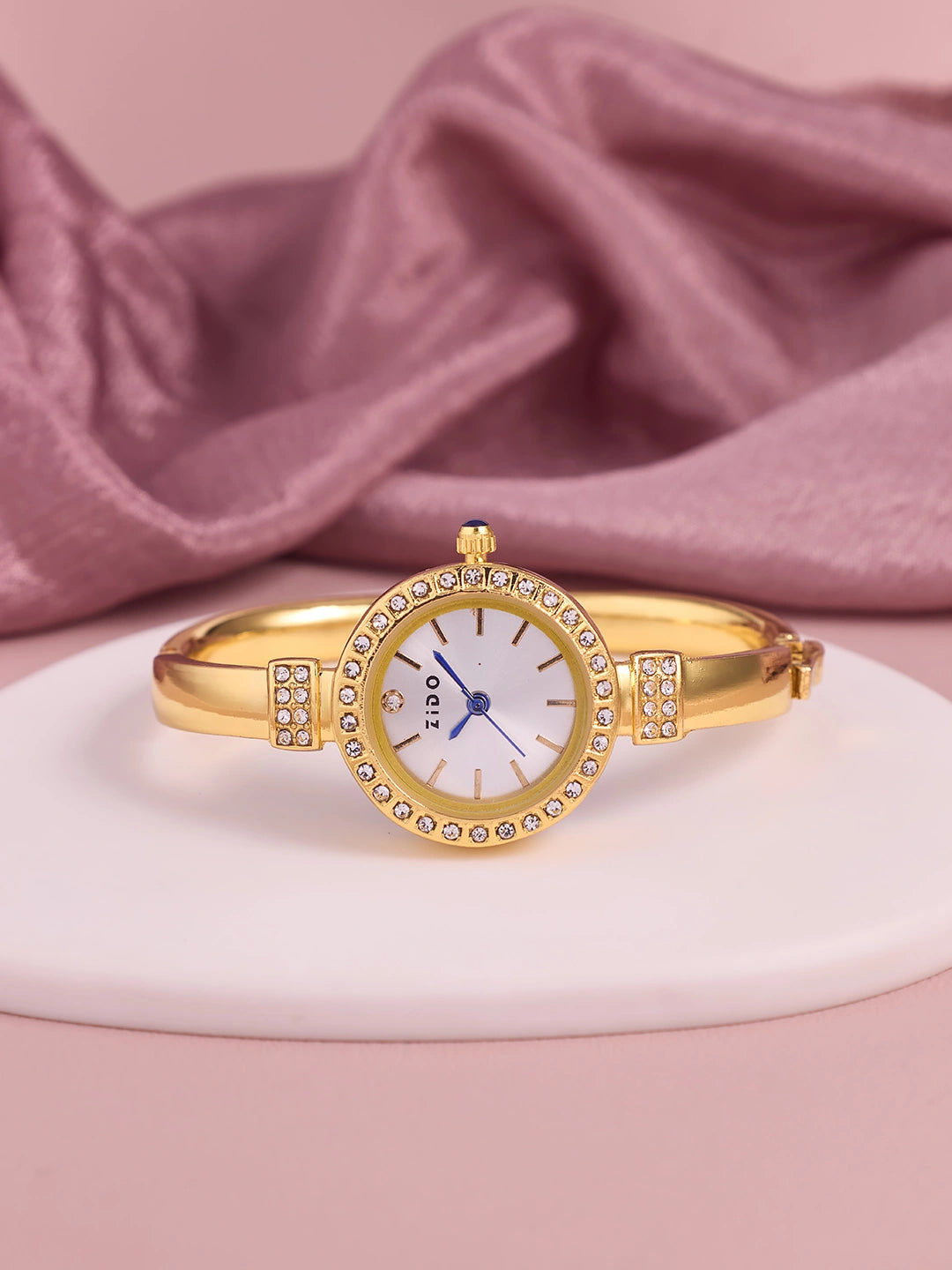 Celestia Halo Round Women’s Watch