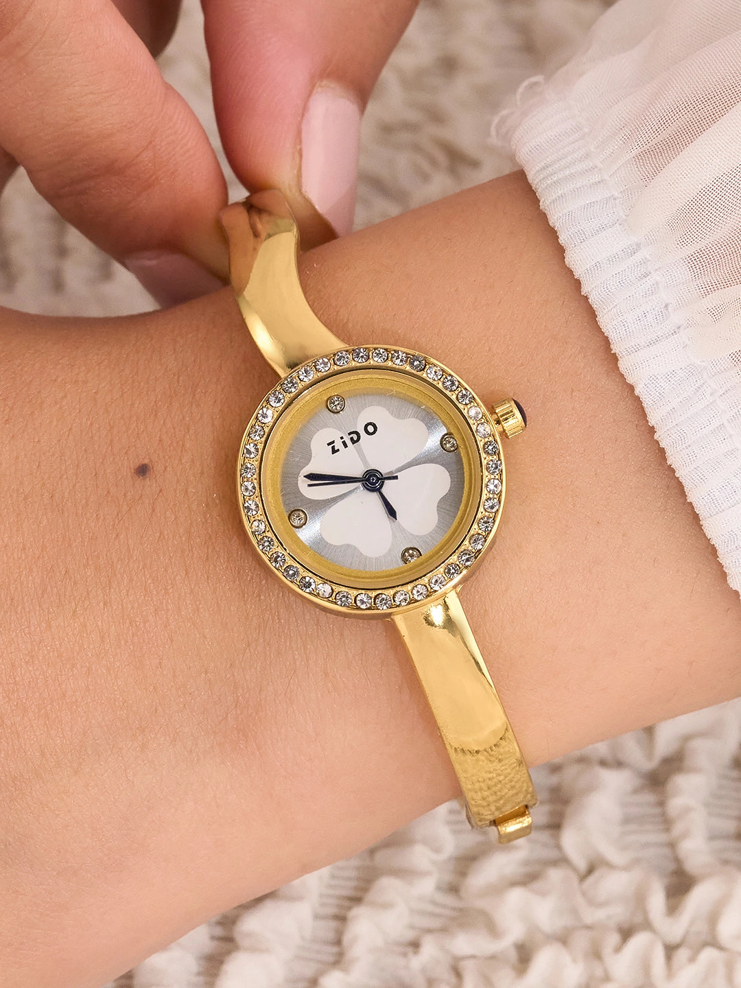 Amara Floral Halo Women’s Watch