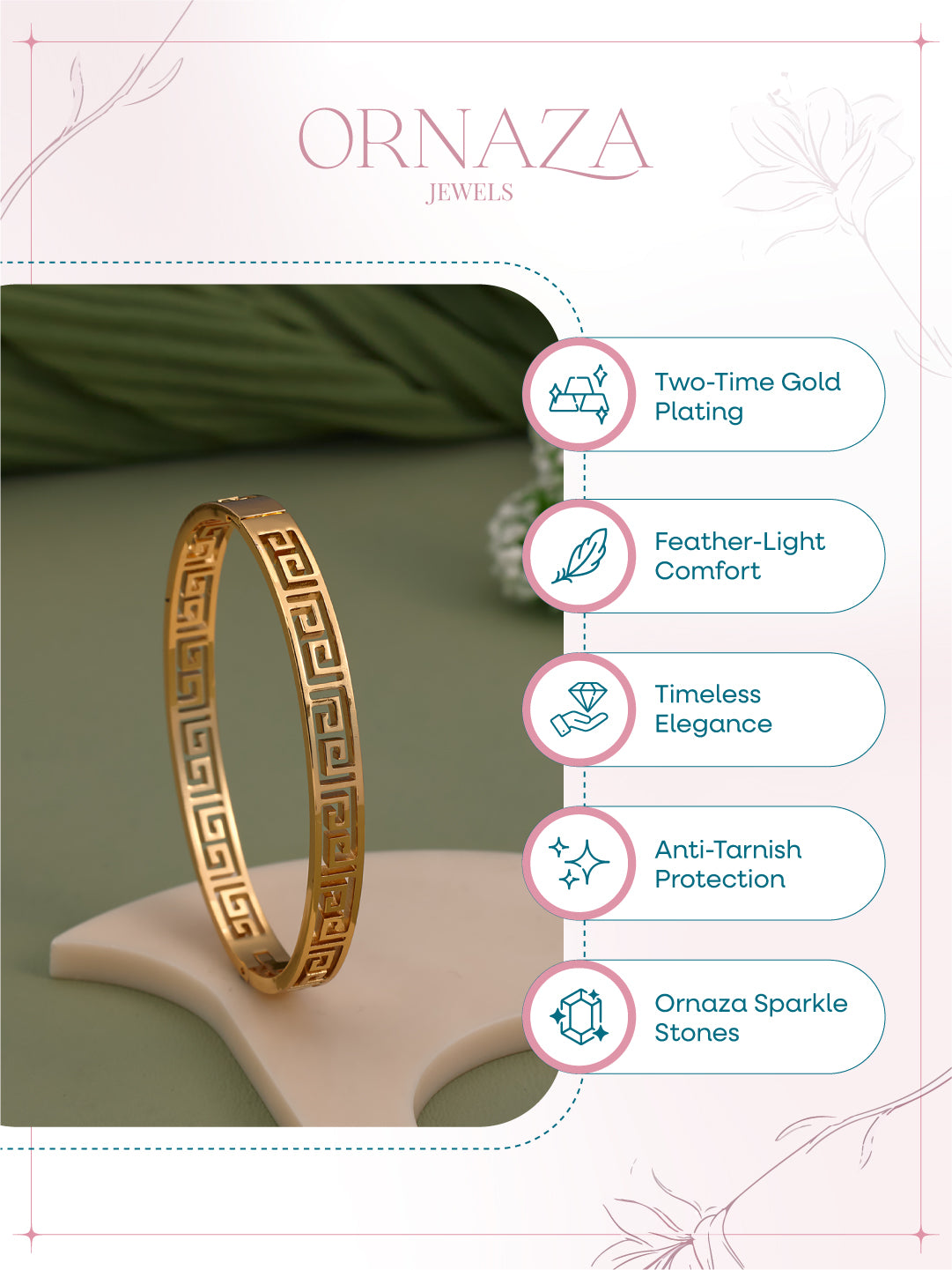 Aurex Greek Women’s Bracelet