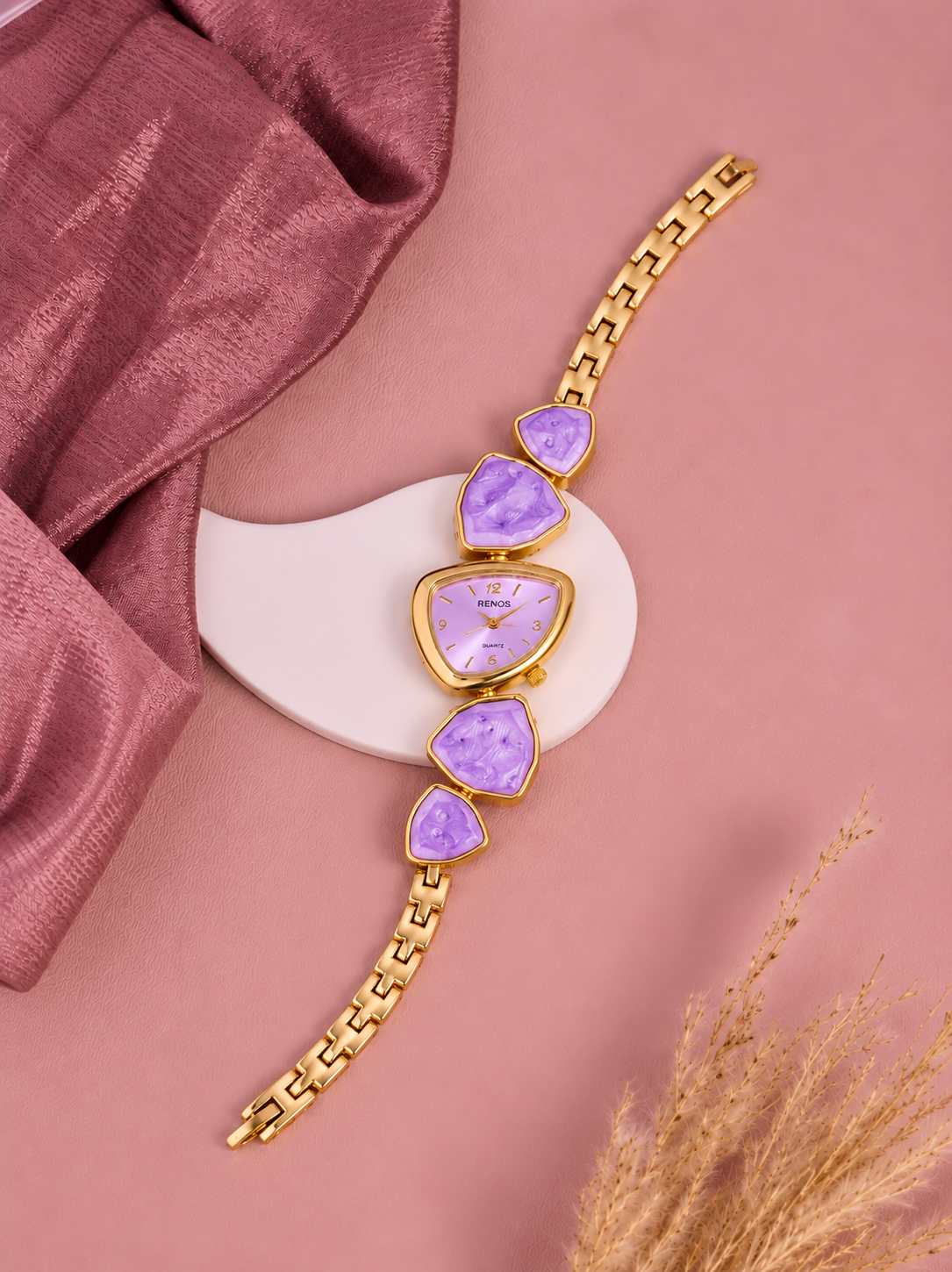 Virelle Amethyst Link Women’s Watch