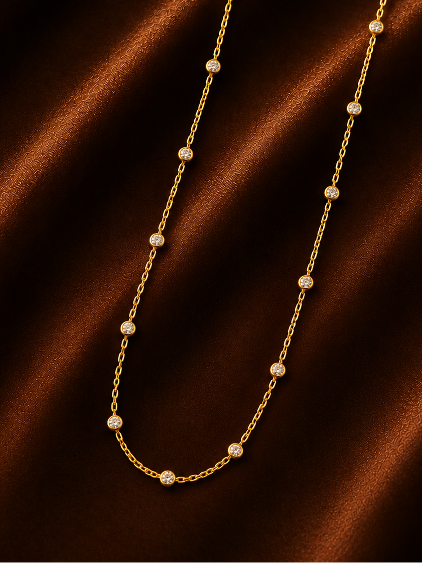 Elara Sparkle Dot Women’s Necklace