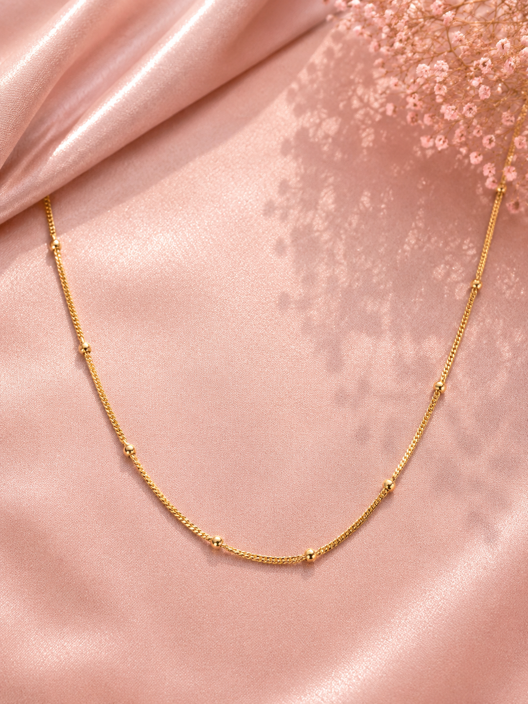 Elara Luxe Beadline Chain