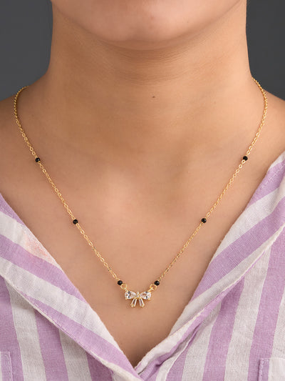 Aurelia Bow Drop Mangalsutra