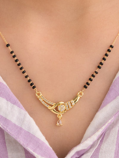 Sculpted Gold Mangalsutra