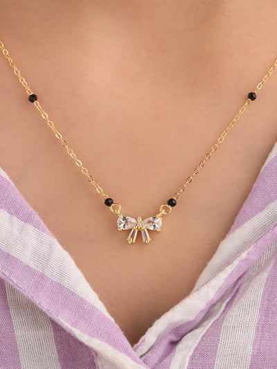Aurelia Bow Drop Mangalsutra