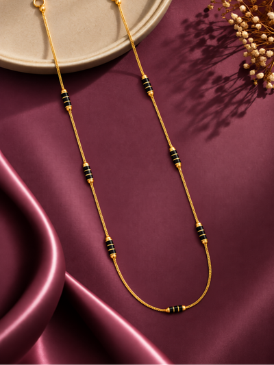 Elara Noir Bead Chain