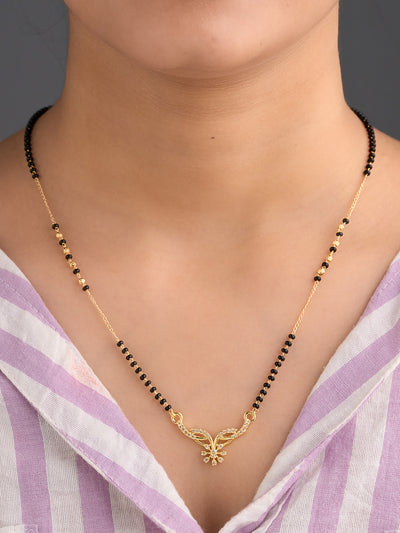 Floral Butterfly Mangalsutra