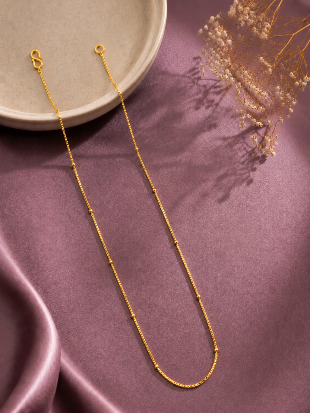 Elara Luxe Beadline Chain