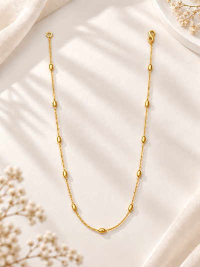 Aurelia Oval Bead Link Women’s Necklace