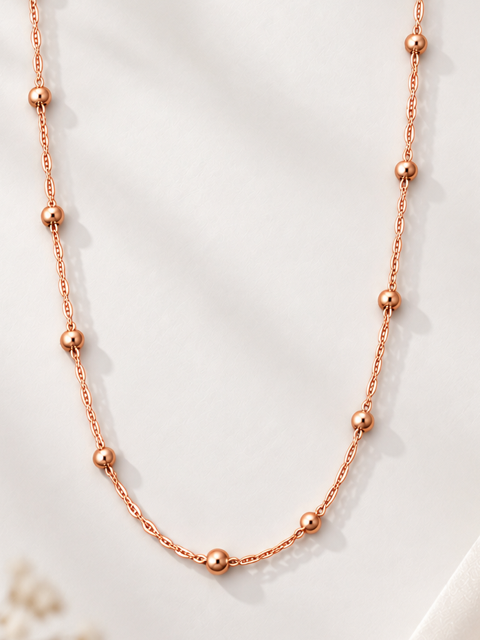 Elora Bead Link Necklace