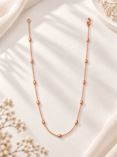 Aveline Oval Bead Necklace
