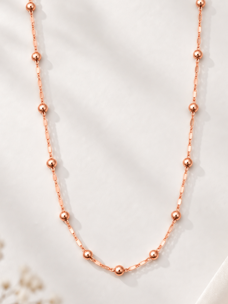 Roselle Beaded Link Necklace