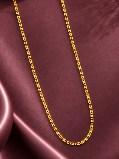 Elvoria Classic Box Link Chain Necklace