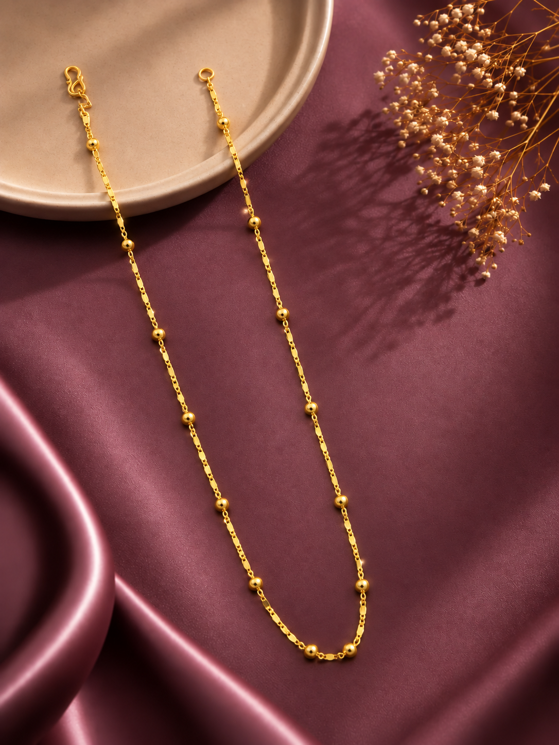 Elvaya Beaded Chain Necklace