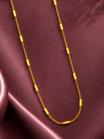 Zivelle Sleek Bar Chain Necklace
