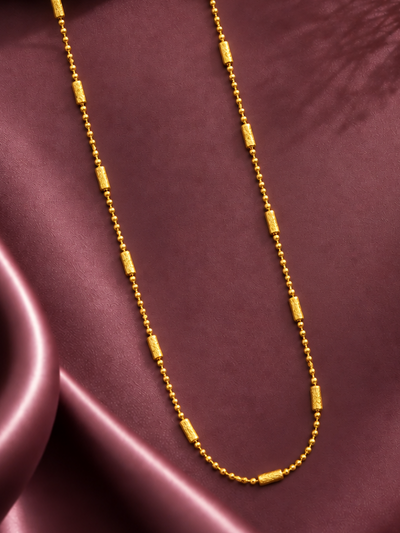 Zarelle Beaded Bar Chain Necklace